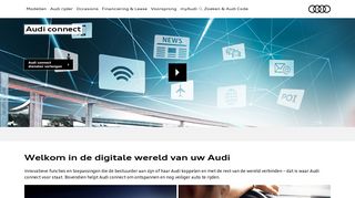 
                            9. Audi connect > Home > Audi Nederland