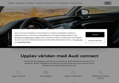 
                            2. Audi connect > Nya bilar > Audi Sweden