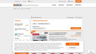 
                            13. Audi Hannover Angebote bei mobile.de kaufen