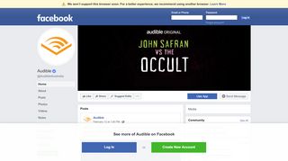 
                            13. Audible - Home | Facebook
