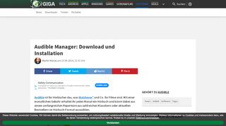 
                            5. Audible Manager: Download und Installation – GIGA