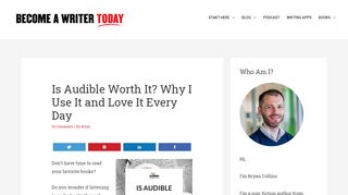 
                            7. Audible Review: Is It Worth It? - Become a Writer Today