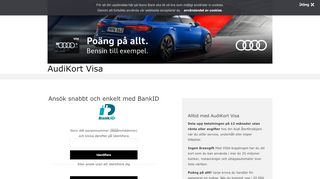 
                            3. AudiKort Visa - Ikano Bank