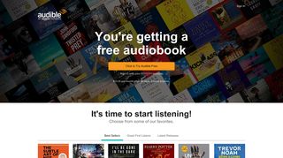 
                            5. audio book - Audible.com