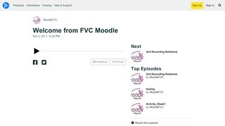 
                            13. Audioboom / Welcome from FVC Moodle