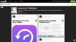 
                            10. 'Audit Log' in Learning FileMaker | Scoop.it