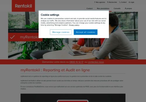 
                            1. Audit & reporting en ligne - myRentokil