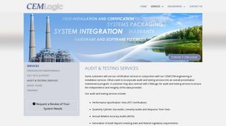 
                            4. AUDIT & TESTING SERVICES - CEM Logic