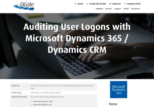 
                            12. Auditing User Logons with Microsoft Dynamics 365 / Dynamics CRM ...