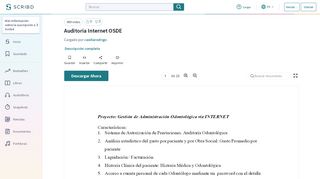 
                            10. Auditoría Internet OSDE - Scribd