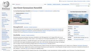 
                            2. Aue-Geest-Gymnasium Harsefeld – Wikipedia