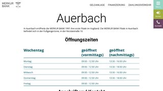 
                            8. Auerbach / Vogtland - MERKUR BANK KGaA