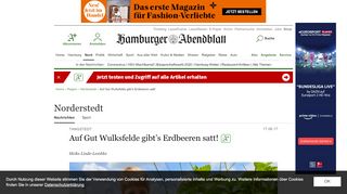 
                            10. Auf Gut Wulksfelde gibt's Erdbeeren satt! - Norderstedt - Hamburger ...
