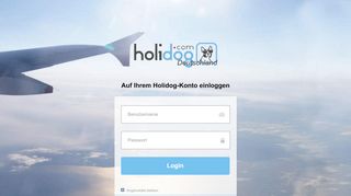 
                            4. Auf Ihrem Holidog-Konto einloggen - Holidog.com