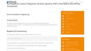 
                            7. Auf Raspbian Jessie / Raspbian Stretch: Apache, PHP 7, MariaDB ...