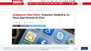 
                            12. Aufgepasst, liebe Eltern!: Snapchat, Wattpad & Co.: Diese Apps ...