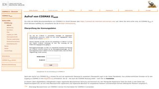 
                            12. Aufruf von COSMAS II/web - IDS Mannheim