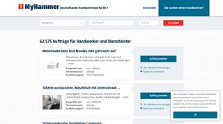 
                            3. Aufträge für Handwerker und Dienstleister - MyHammer