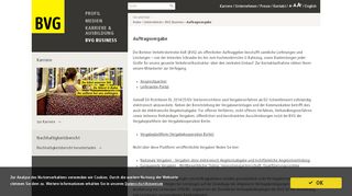
                            2. Auftragsvergabe - BVG.de