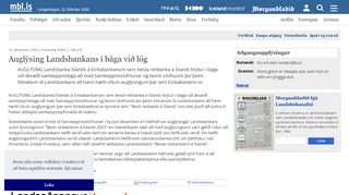 
                            6. Auglýsing Landsbankans í bága við lög - Mbl.is