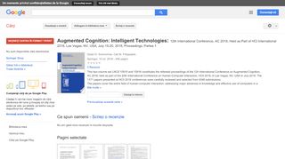 
                            5. Augmented Cognition: Intelligent Technologies: 12th International ... - Rezultate Google Books