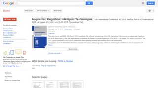 
                            6. Augmented Cognition: Intelligent Technologies: 12th International ...