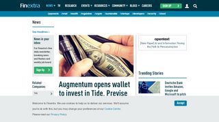 
                            8. Augmentum opens wallet to invest in Tide, Previse and DueDil