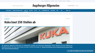 
                            12. Augsburg: Kuka baut 250 Stellen ab - Lokales (Augsburg ...