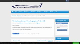 
                            11. Augsburger Verein für Segelflug e.V. | Vereinsflieger, das neue ...