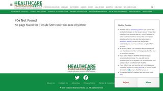 
                            13. August 2011 - News - Healthcare Purchasing News