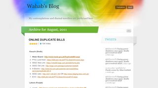 
                            11. August | 2011 | Wahab's Blog