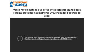 
                            2. Aula Gratuita - Segredos do ENEM 2018