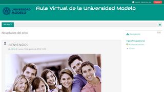 
                            5. Aula Virtual de la Universidad Modelo