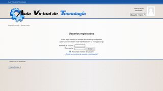 
                            7. Aula Virtual de Tecnología: Entrar al sitio