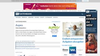 
                            6. Aupeo - Unternehmensprofil | Gründerszene