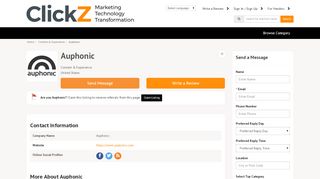 
                            11. Auphonic - Content & Experience - Martech - ClickZ Martech Directory