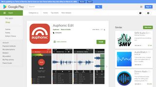 
                            5. Auphonic Edit - Apps on Google Play