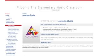 
                            5. Aurasma Studio - Flipping The Elementary Music Classroom