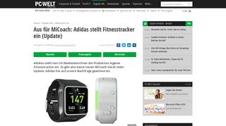 
                            6. Aus für MiCoach: Adidas stellt Fitnesstracker ein (Update) - PC-WELT