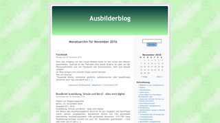 
                            12. Ausbilderblog » 2016» November