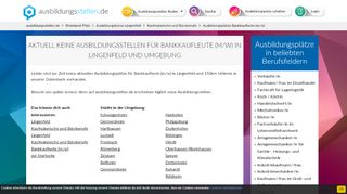 
                            12. Ausbildung Bankkaufleute (m/w) Lingenfeld 2019 - Aktuelle ...