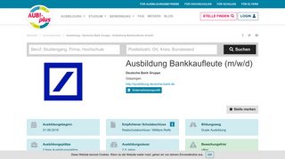 
                            5. Ausbildung Bankkaufmann Deutsche Bank Gruppe Göppingen