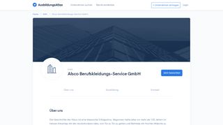 
                            13. Ausbildung bei Alsco Berufskleidungs- Service GmbH in Köln ...