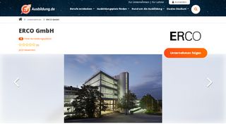 
                            9. Ausbildung ERCO GmbH - freie Ausbildungsplätze - Ausbildung.de