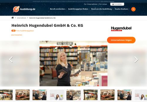 
                            9. Ausbildung Heinrich Hugendubel GmbH & Co. KG - freie ...