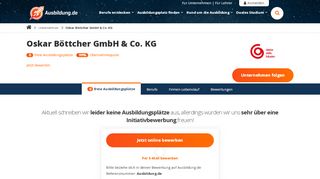 
                            13. Ausbildung Oskar Böttcher GmbH & Co. KG - freie Ausbildungsplätze