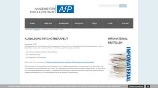 
                            7. Ausbildung Psychotherapeut - AfP Akademie für ... - AfP Erfurt