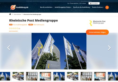 
                            11. Ausbildung Rheinische Post Mediengruppe - freie Ausbildungsplätze