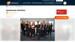 
                            8. Ausbildung Sparkasse Zwickau - freie Ausbildungsplätze