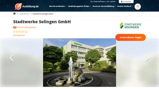 
                            11. Ausbildung Stadtwerke Solingen - freie Ausbildungsplätze